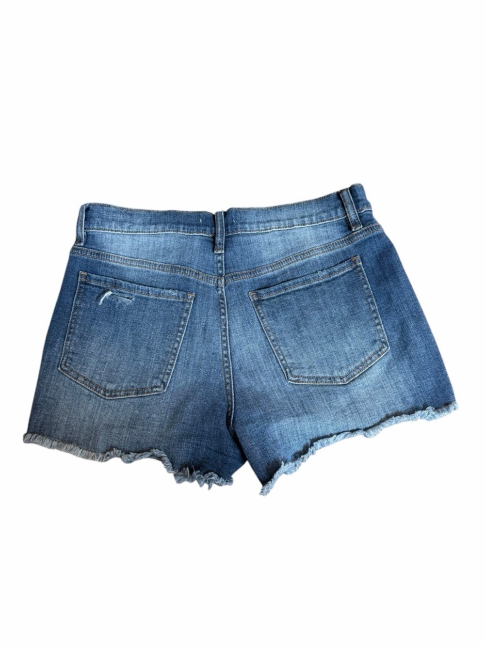 Pistola Denim Frayed Raw Hem Women's Shorts 2” Medium Wash Blue Size 29 Festival - Picture 3 of 6